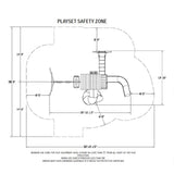 Swing-N-Slide Grandview Twist Play Set with Two Slides, Two Swings, Monkey Bars, Glider and Climbing Wall Swing-N-Slide