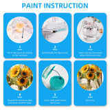 EFOTIML Paint by Numbers Kit for Adults Beginners & Kids Ages 8-12,1 Pack 16x20 inches Canva for Painting Kits for Adults in Colorful Box(Without Frame)- Bottled Sunflowers EFOTIML