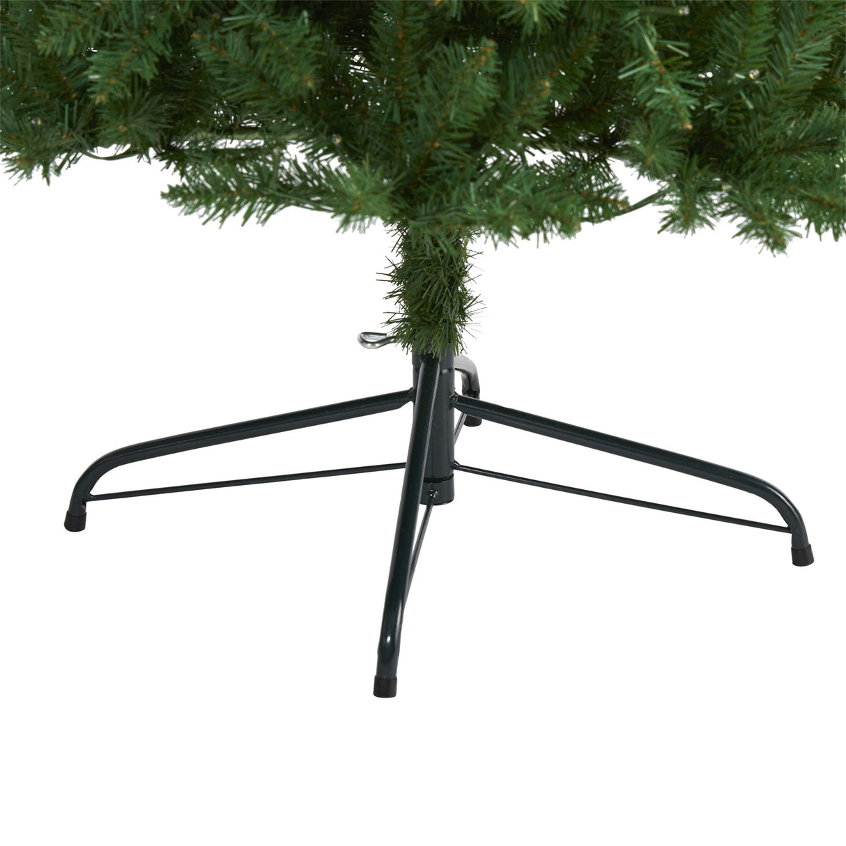 Nearly Natural 8ft. Slim Green Mountain Pine Artificial Christmas Tree with 400 Clear LED Lights Nearly Natural