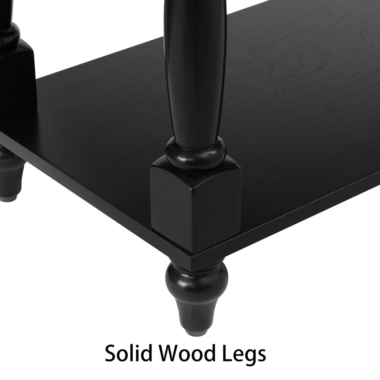 KEIKI Curio Cabinet, 48" H Lighted Glass Display Cabinet w/Adjustable Shelves, Acrylic Mirrored Back Panel, Tempered Glass Doors, Black (Bulb Not Included) KEIKI