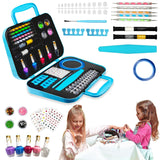 Toysical Nail Art Kit for Girls - Girls Nail Polish Sets for Kids or Tweens - Non Toxic Nail Gift Set - Top Birthday Gift for Ages 6, 7, 8, 9, 10, 11, 12 Year Old Children or Pre-Teen Girls Toysical
