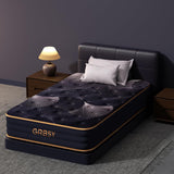 Grbsy Mattress, 12Inch Twin Gel Memory Foam Mattress, Two-Sided Firmmess, Pressure Relief, CertiPUR-US Certified, Cooling Copper Gel Bed in a Box Grbsy