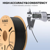 ELEGOO PLA Plus Filament 1.75mm Brown 1KG, PLA+ Tougher and Stronger 3D Printer Filament Pro Dimensional Accuracy +/- 0.02mm, 1kg Spool(2.2lbs) Fits for Most FDM 3D Printers ELEGOO