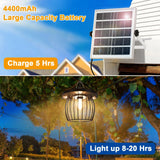 AEQ Solar Shed Light Indoor Outdoor, Solar Gazebo Lights Work in Daytime with Dual Motion Sensor/5 Modes/Remote Control, Waterproof Garage Lights with for Porch Shed Garage Barn AEQ