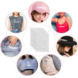 10 Sheets 1660 Pieces Iron on Letters and Numbers for Clothing, 1 Inch White Iron on Vinyl Letters with A-Z Heat Transfer Letters 0-9 Iron on Numbers PU Alphabet Sticker for T-Shirt Printing DIY Craft Comkrivy