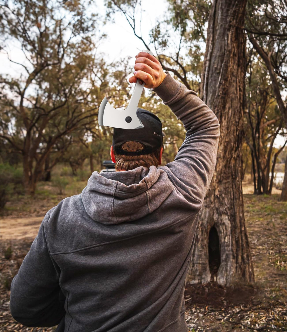 WICING Throwing Axes- 6 Pack, 10.2" Tomahawk Axe, Full Tang with Sheath Stainless Steel Throwing Hatchet, Great for Recreation and Competition WICING