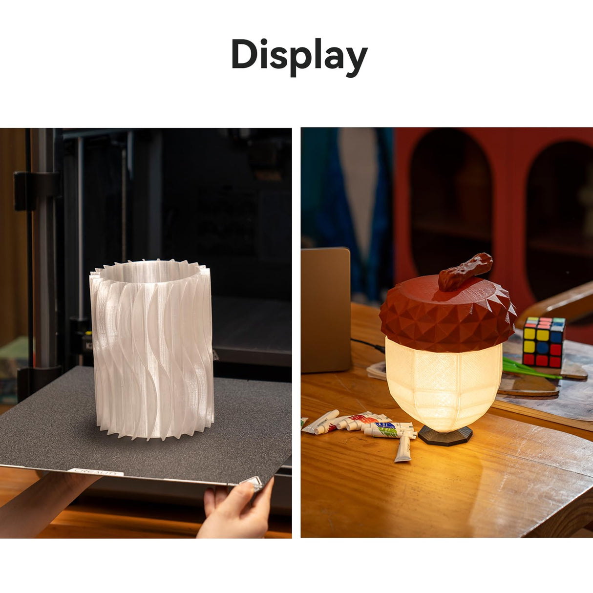 Creality Hyper PC Filament for 3D Printing, 3D Printer Filament with High Heat Resistance, Crystal-Clear, Easy to Print, Less Warping Creality