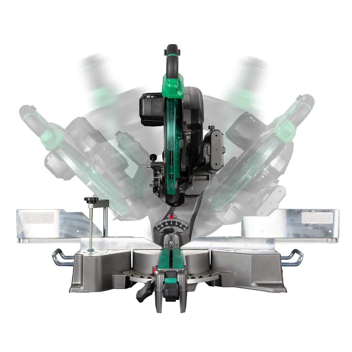 Metabo HPT 36V MultiVolt 12-Inch Dual Bevel Sliding Miter Saw, Torque Boost Technology, Precise Xact Cut Shadow Line, Upfront Bevel Controls, One Touch Miter Lock, Tool Body Only, C3612DRAQ4 Metabo HPT