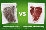 FoodSaver Custom Fit Vacuum Sealer Bags, Airtight Food Storage and Sous Vide Rolls, BPA-Free, 11 x 16' (Pack of 3) FOODSAVER