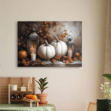 Diamond Art Kits for Adults Beginner, Autumn Pumpkin Fall Leaf DIY Modern Diamond Painting Kits 5D Diamond Dots Gem Art Crafts with Tools,Round Full Drill Crafts for Home Wall Decor&Gift-12x16in BAWKENTON