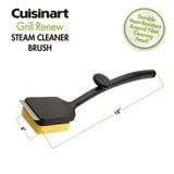 Cuisinart CCB-1000 Grill Renew Steam Cleaner Brush, Safe and Effective Barbecue Cleaning Brush, Replaceable Head, Aramid Fiber Fabric Cuisinart