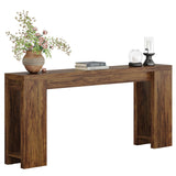Tribesigns 70.9-Inch Extra Long Console Table, Farmhouse Wood Sofa Table Behind Couch, Narrow Entryway Accent Table for Living Room, Hallway, Entrance, Foyer, Dark Brown Tribesigns