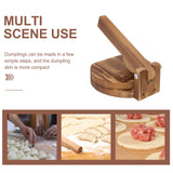 DOITOOL Wood Tortilla Press, Dumpling Skin Maker Presser Traditional Wood Dough Presser Tortilla Sope Maker, Heavy Duty Corn Tortilla Machine DOITOOL