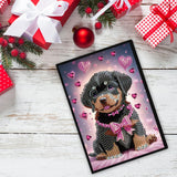 Puppy 5D Diamond Painting Notebook Art Kits for Adults Beginners Diamond Painting Sketchbook Dots Art Journal with Lined Pages Accessories Gift Box A5 Leather Crafts Projects Generic