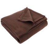 50x60 Throw Blankets, Ultra Soft Hypoallergenic Fleece Fall Throw Blanket for Livingroom, Couch, Chair, Bed, Brown Trail maker