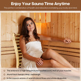 WILLOWYBE Sauna Backrest Durable Non-Slip Pads & Natural Scotch Pine Wood - Back Support for Infrared Sauna and Steam Sauna Accessories Luxury - Ideal for Everyday WILLOWYBE