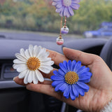 Daisy Flower Silicone Mold, 2 PCS Flower Molds for Candle Making, 3D Flower Fondant Chocolate Candle Decoration Mold, Blooming Flower Mold for DIY Soap Candle Beeswax Resin Craft Hariendny