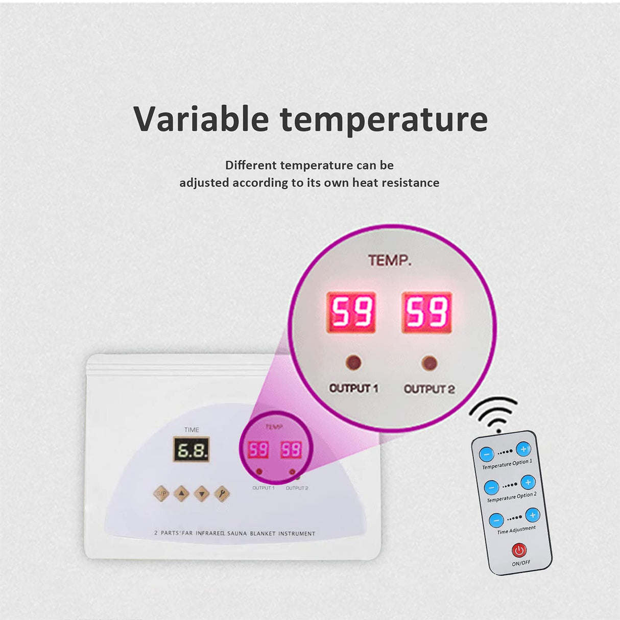 Anbt Infrared Sauna Blanket,Lightweight Portable Personal Steam Sauna Spa for Home Spa Detox, Relaxation Anbt