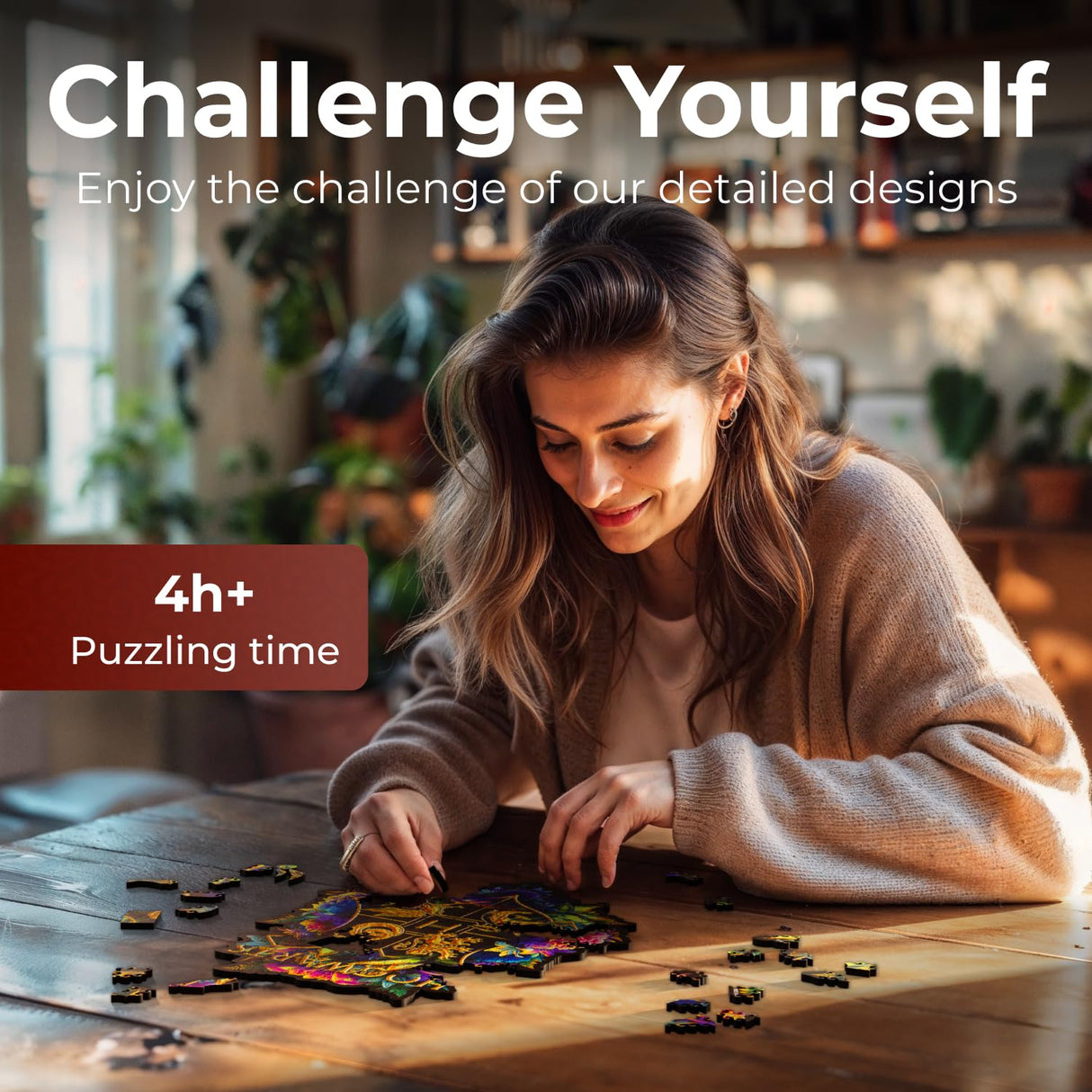 Crafthub Harry Potter Wooden Puzzles for Adults – A3 Size with 201 Pieces Wood Puzzles – Fine Oddities – Jigsaw Puzzles with Unique Shapes – 10.8" x 13" CRAFTHUB