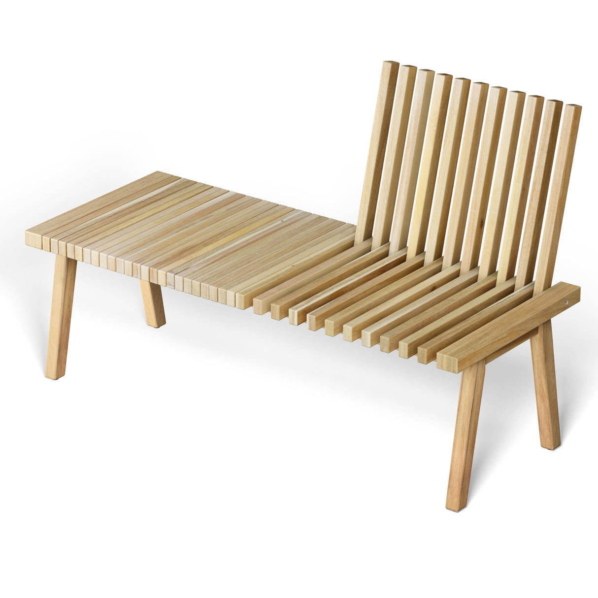 Melino Wooden Convertible Bench Picnic Table, Outdoor Bench Wood, FSC Certified Acacia, 500Lbs Weight Capacity, Park Bench for Outdoors, Porch, Balcony - Large Size Melino