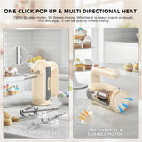 Hand Mixer Electric, 5-Speed Small Handheld Mixer, 2* (304 Dough Hooks & 304 Whisks) Food Mixer, Kitchen Mixer for Baking, Cream, Cookies, Dishwasher Safe BAIGELONG