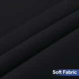 homing 2 Pack Rectangle Table Cloth, Elastic Fitted Fabric Tablecloth Fits for 6 Foot Folding Tables, Washable Table Cover for Picnic, Camping, Indoor & Outdoor (Black, 30" x 72") homing