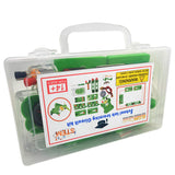 EUDAX Physics Science Lab Learning Circuit kit,Electricity Experiment Set,Building Circuits for Kids Junior Senior High School Students (Upgrade kit) EUDAX