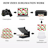 Toulite 10 Pcs Sublimation Blank Bucket Hat for Women Men Cotton Beach Fishing Cap Sublimation Hats Unisex Packable Hat for Travel Summer White Toulite