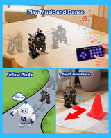 Biped Robot Kit STEM Toys Science Kit for Kids, Bionic Bipedal Robotics Programmable Coding Crafts Set for Arduino ESP32, Birthday Gift for Age 8-12 Boys Girls Teens ACEBOTT