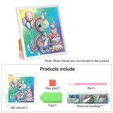 Diamond Art Painting Kits for Adults, 5D Special Shape Diamond Art Kits for Beginners, Crystal Rhinestones Diamond Art Painting for Home Wall Decoration Gift 12×12inch, Cake and Dinosaur AiYuanzsh