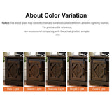 WAMPAT Rustic Wood 3-Drawer Dresser,32-inch Tall Farmhouse Bedroom Chest of Drawers with Smooth Glide, 31.5-inch Wide Storage Cabinet with Drawers, Rustic Brown WAMPAT