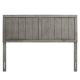 Modway MOD-6219-GRY Robbie King Wood Headboard, Gray Modway