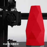 HATCHBOX 1.75mm Red PLA 3D Printer Filament, 1 KG Spool, Dimensional Accuracy +/- 0.03 mm, 3D Printing Filament HATCHBOX