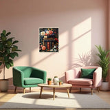 obterie Book Paint by Numbers Kit for Adults Beginner Flowers Oil Painting Kit Adult Paint by Number Kits on Canvas DIY Painting for Beginners Art by Numbers for Gifts Home Wall Decor 16x20 Inch obterie