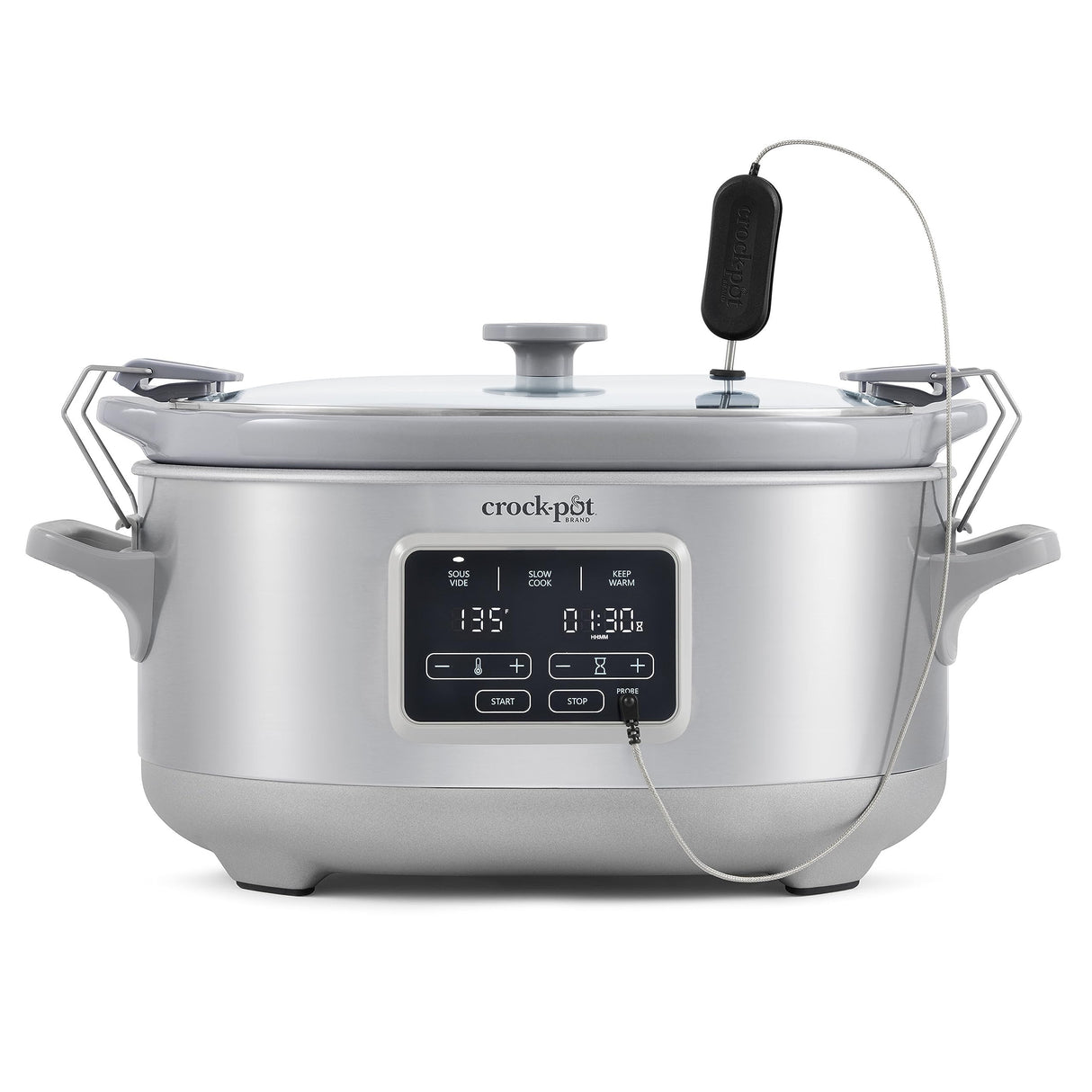 Crockpot® Programmable 7-Quart Cook & Carry Slow Cooker with Sous Vide, Stainless Steel Crock-Pot