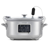 Crockpot® Programmable 7-Quart Cook & Carry Slow Cooker with Sous Vide, Stainless Steel Crock-Pot
