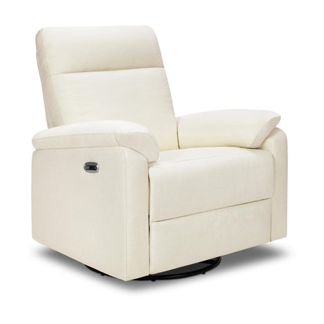DaVinci Suzy Power Recliner - Swivel Nursery Glider with USB Port - Electric Recliner Chairs for Adults - GREENGUARD Gold Certified - 270° Reclining Rocking Chair for Nursery & Living Room - Vanilla DaVinci