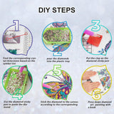 Acudotr Butterfly Diamond Painting Kits for Adults, 5D Special Shape Diamond Art Kits for Beginners, Crystal Rhinestones Diamond Painting for Home Wall Decoration, 12×12 Inch Acudotr