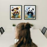 MBNTJHT 6 Pack Animals Diamond Painting Kits for Adults Beginners,Cute Animal Full Round Drill Diamond Art Kits for Adults,DIY Painting with Gem Art Crafts for Home Wall Decor 12X16 Inch. MBNTJHT