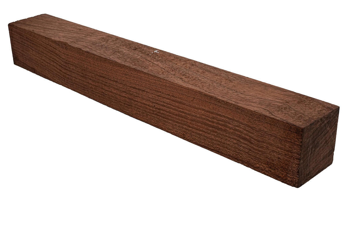 Exotic Wood Zone Raw Lumber Turning Blanks - Kiln-Dried Exotic Hardwood Wood Turning Blank for Eco-Friendly Woodturning, Wood Lathe, and DIY Projects Sapele 2-1/2" x 2-1/2" x 12" Exotic Wood Zone