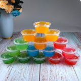 TashiBox 2 oz 100 Sets Disposable Plastic Cups with Lids, Jello Shot Cups Souffle Cups… TashiBox