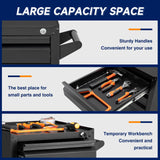 Yizosh 5-Drawer Metal Tool Storage Cabinet with Wheels,Rolling Tool Chest with Drawer and Locking Keys,Heavy Duty Tool Storage Organizer for Garage,Warehouse,Workshop Yizosh