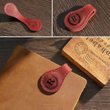 Personalized Magnetic Leather Bookmark, 26 Letters Bookmark Customized Initial Bookmarks Multi Functional Bookmark Cute Bookmark Meaningful Gift for Wonmen Teachers, Book Lovers (J, Red) BYLIDRIM