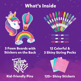 Skillmatics String Art Activity - Unicorn Magic, Mess-Free Art for Kids, Craft Kits & Supplies, DIY Decor & Creative Activity, Gifts for Girls & Boys Ages 6, 7, 8, 9, 10, 11, 12 Skillmatics