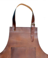 HEAVEN HUSH Professional Leather Work Aprons for Men with Tool Pockets Workshop Aprons Mechanics, Blacksmith, Garden Tool, Carpentry, Welder, Shop, Bartender, Server (7 Pocket, Dark Brown) HEAVEN HUSH CRAFTING ELEGANCE