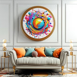 Bgraamiens Puzzle-Paint Splashes-1000 Pieces Gradient Colorful Impossible Puzzle for Adult,Hard Challenge Puzzle for Adult Bgraamiens