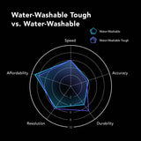 phrozen 3D Printer Water-Washable Rapid Resin [Tough Gray], 405nm LCD UV-Curing Photopolymer Resin, Strong Impact Resistance, High Flexibility, Low Odor, Non-Brittle, Easy to Clean and Cure (1KG) phrozen