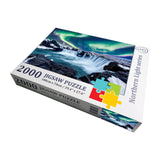 G+D Puzzles for Adults - Majestic Northern Lights of Norway - A 2000 Piece Paper Puzzle for Family and Friends G+D