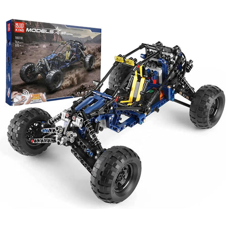 Mould King RC Off-Road Building Car Toys, 515 Pieces Building Blocks Lightning Climbing Car Model with Motors (Remote Control and APP Control), Intelligent Building Kits for Boys Mould King