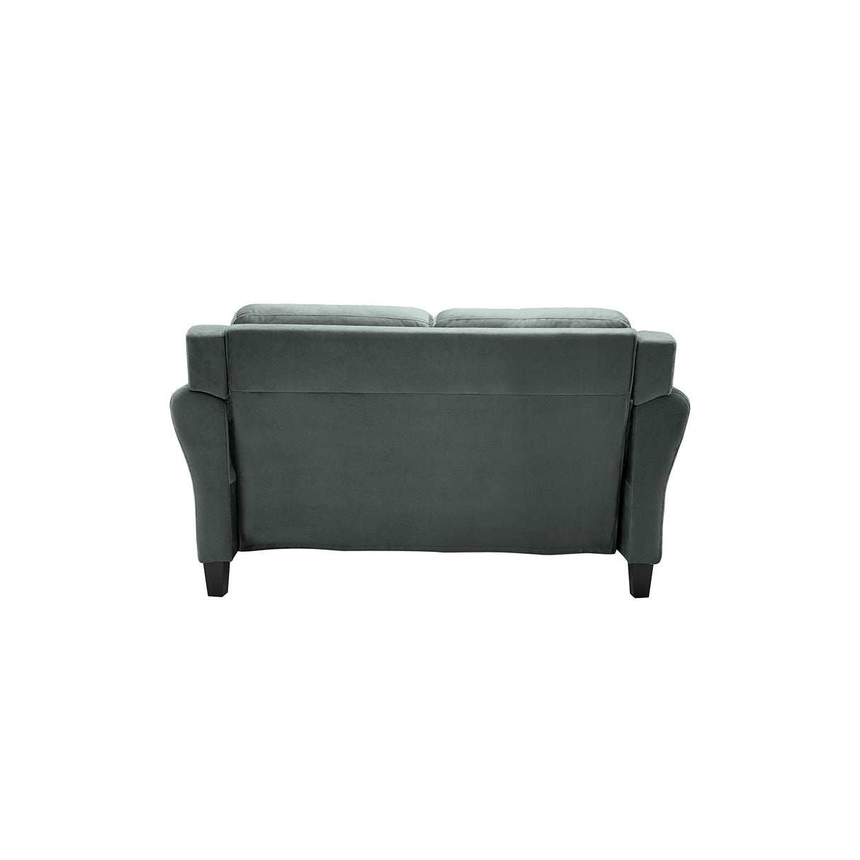 Lifestyle Solutions Harrington Loveseat, Dark Grey Studio Living